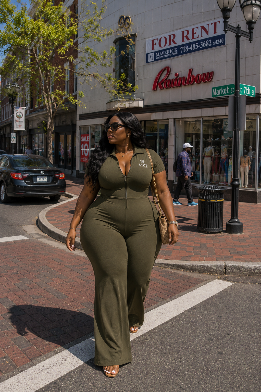MBP Luxe Curve Zip Jumpsuit