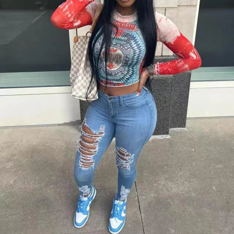 Pressure Git Distressed Jeans