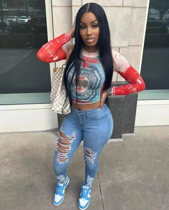 Pressure Git Distressed Jeans