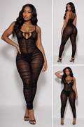 Midnight Muse Mesh Jumpsuit