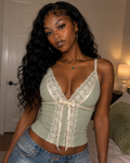 Cherry Kiss Lace Cami