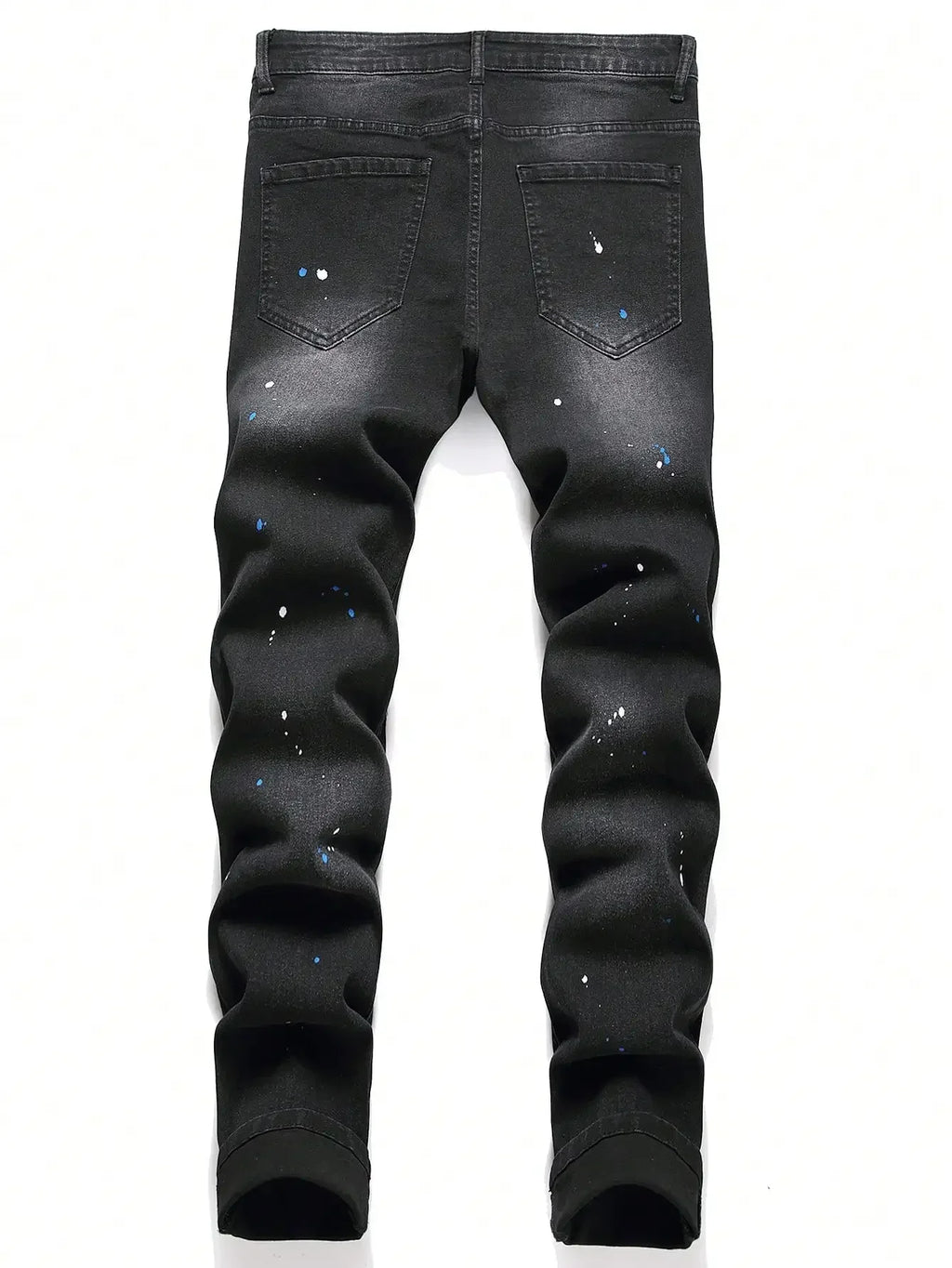 No Limits Stretch Distressed Black Denim