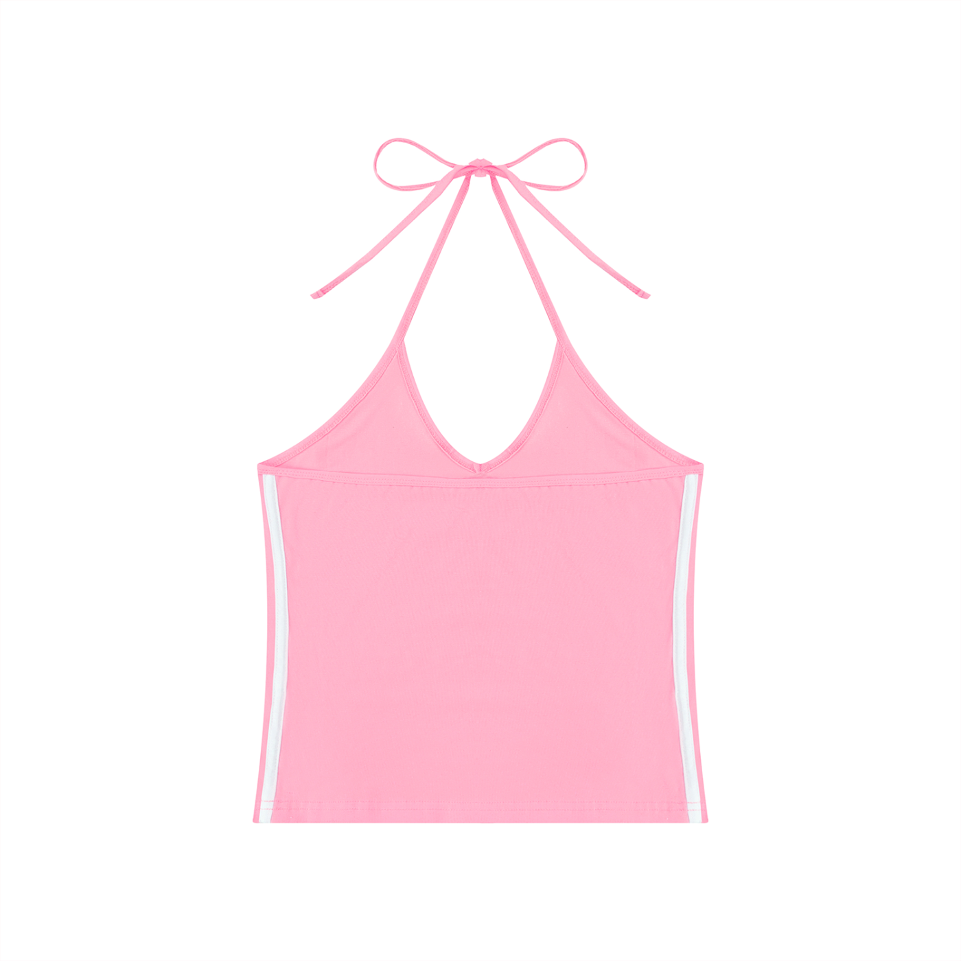 Noir Luxe Halter  Crop Tank Top