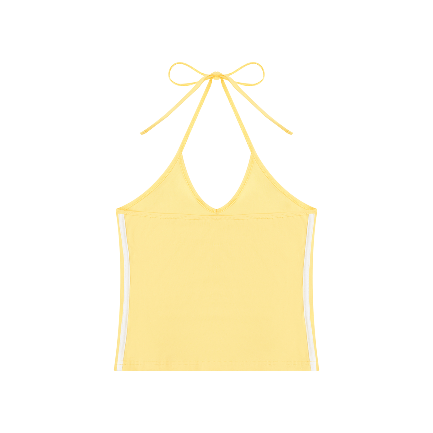 Noir Luxe Halter  Crop Tank Top